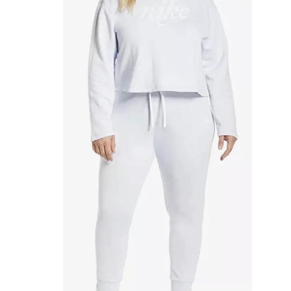 NWT Nike Sweatpants Half Blue Bleached Plus Sz 2X - Picture 2 of 13